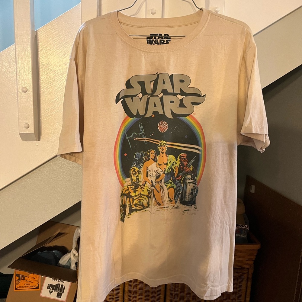 Star Wars Cream Short Sleeve Tee